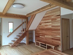 木の家の施工例